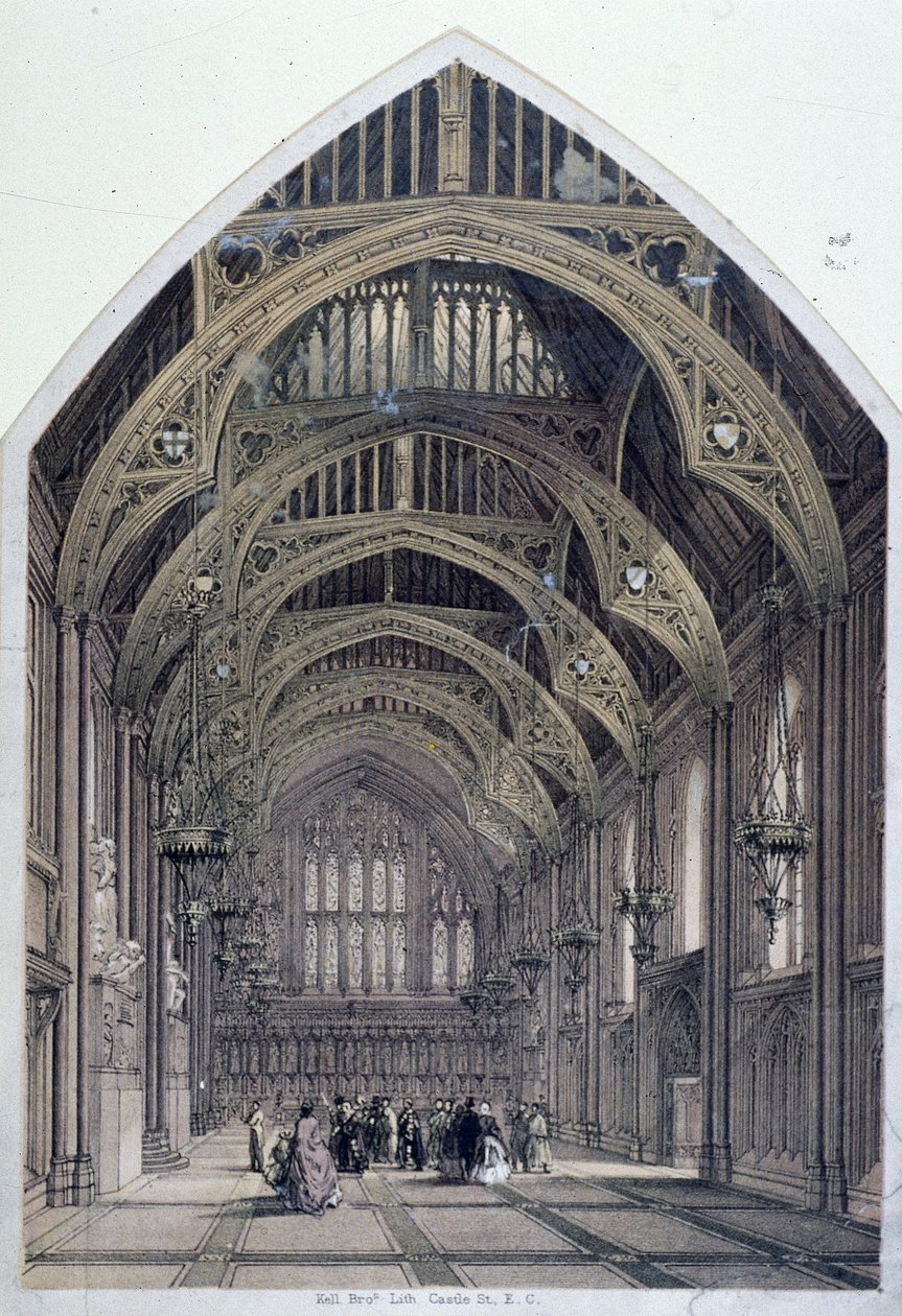 ギルドホール、ロンドン、1870年頃 作： ケル兄弟