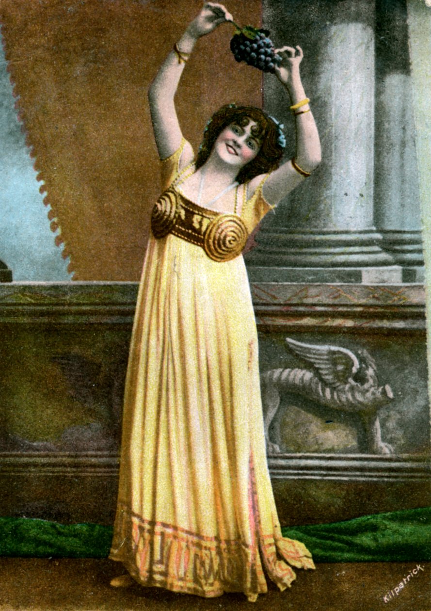 マリースタッドホルム1875-1930、イギリスの女優、20世紀初頭。 作： キルパトリック