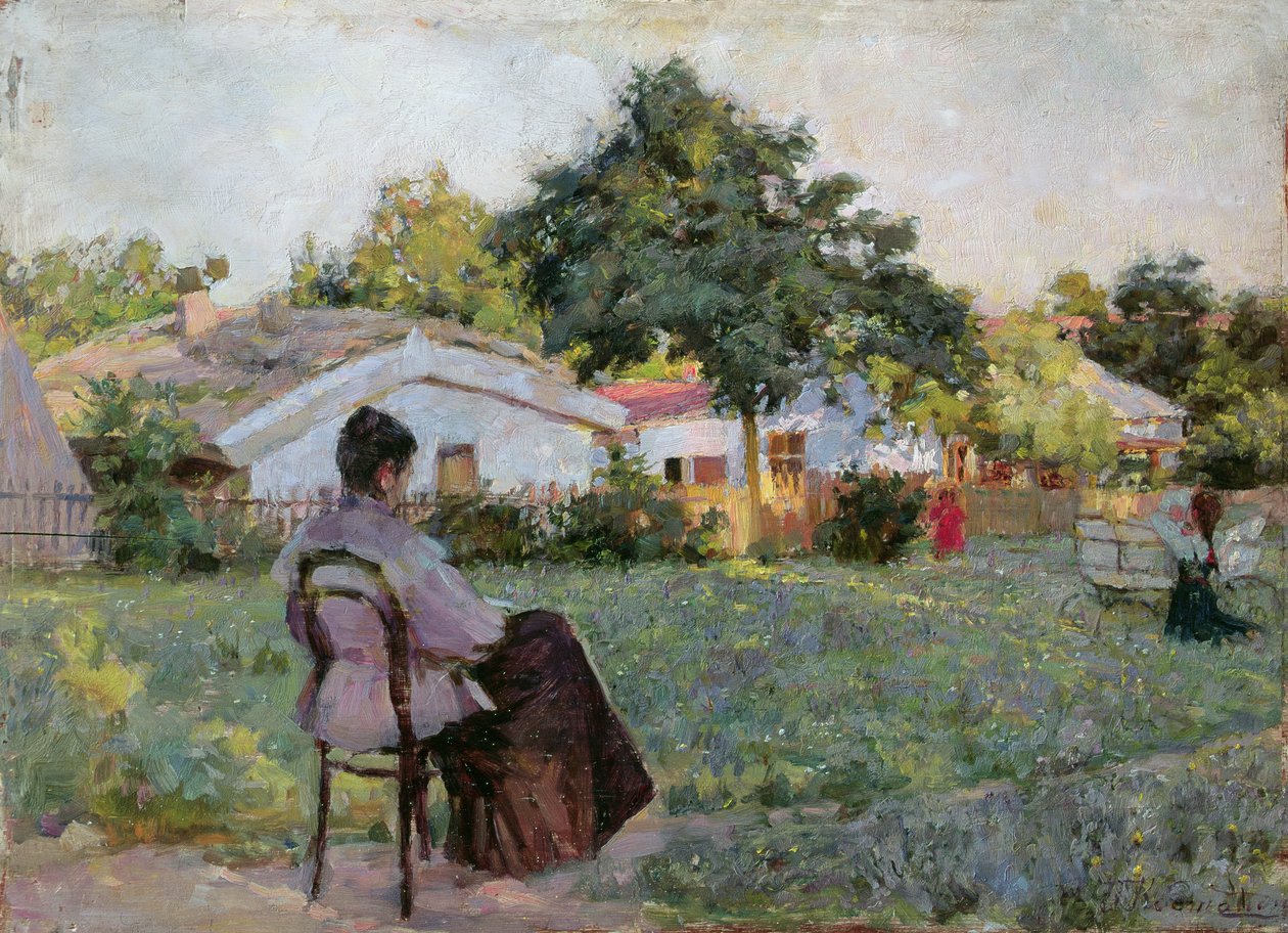 ダチャで、1892 作： Kiviak Konstantinov Kostandi