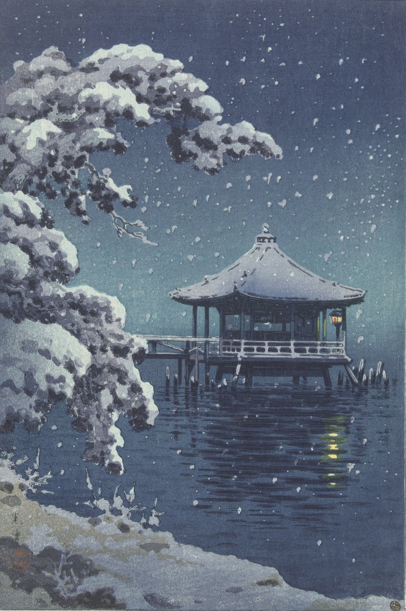 堅田の雪上水上パビリオン 作： 土屋光逸