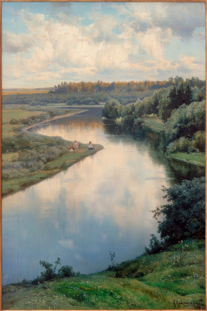 岡の上 作： Konstantin Jakowlewitsch Kryshitzkij