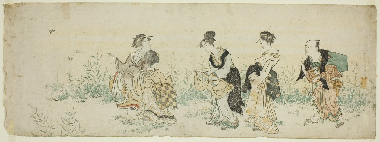 春の花を集める 作： 久保俊満