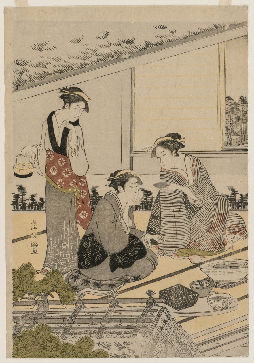 茶屋の女たち 作： 久保俊満