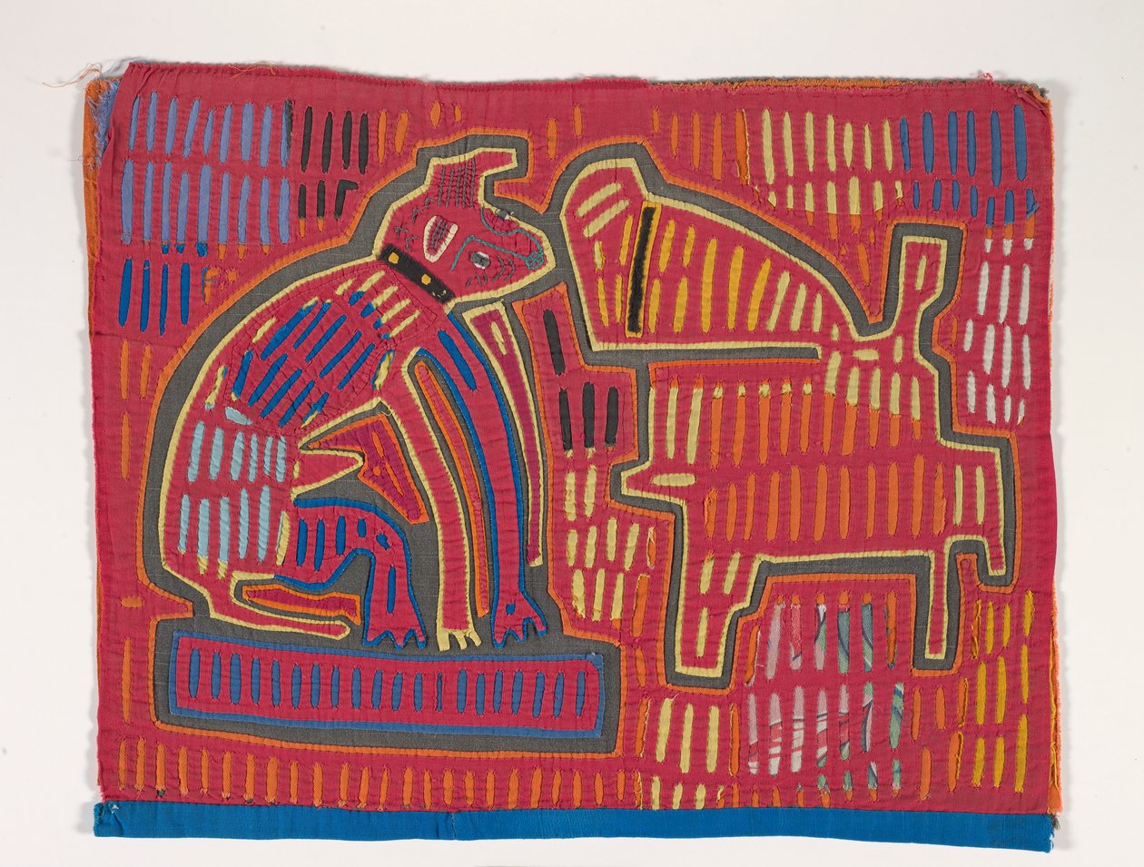 Shirt Panel (mola), c.1950 (appliqued cotton)   1449057   ja       japanese Successfully Translated  Original: View up the River from Milbank Translat: View up the River from Milbank 1445432 ja japanese Successfully Translated Original: Broek In Waterland  作： クナ インド文化