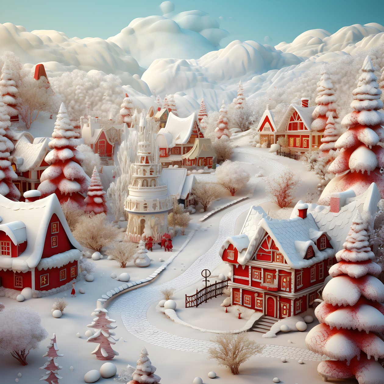 3d 雪のクリスマス 4 作： カート・ヘプケ