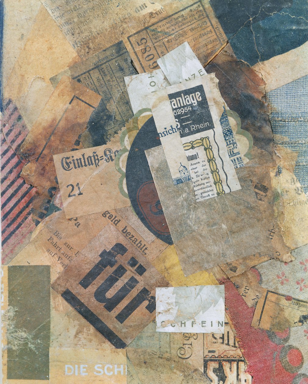 Merz 94 Grunfleck、1920 作： カートシュウィッターズ
