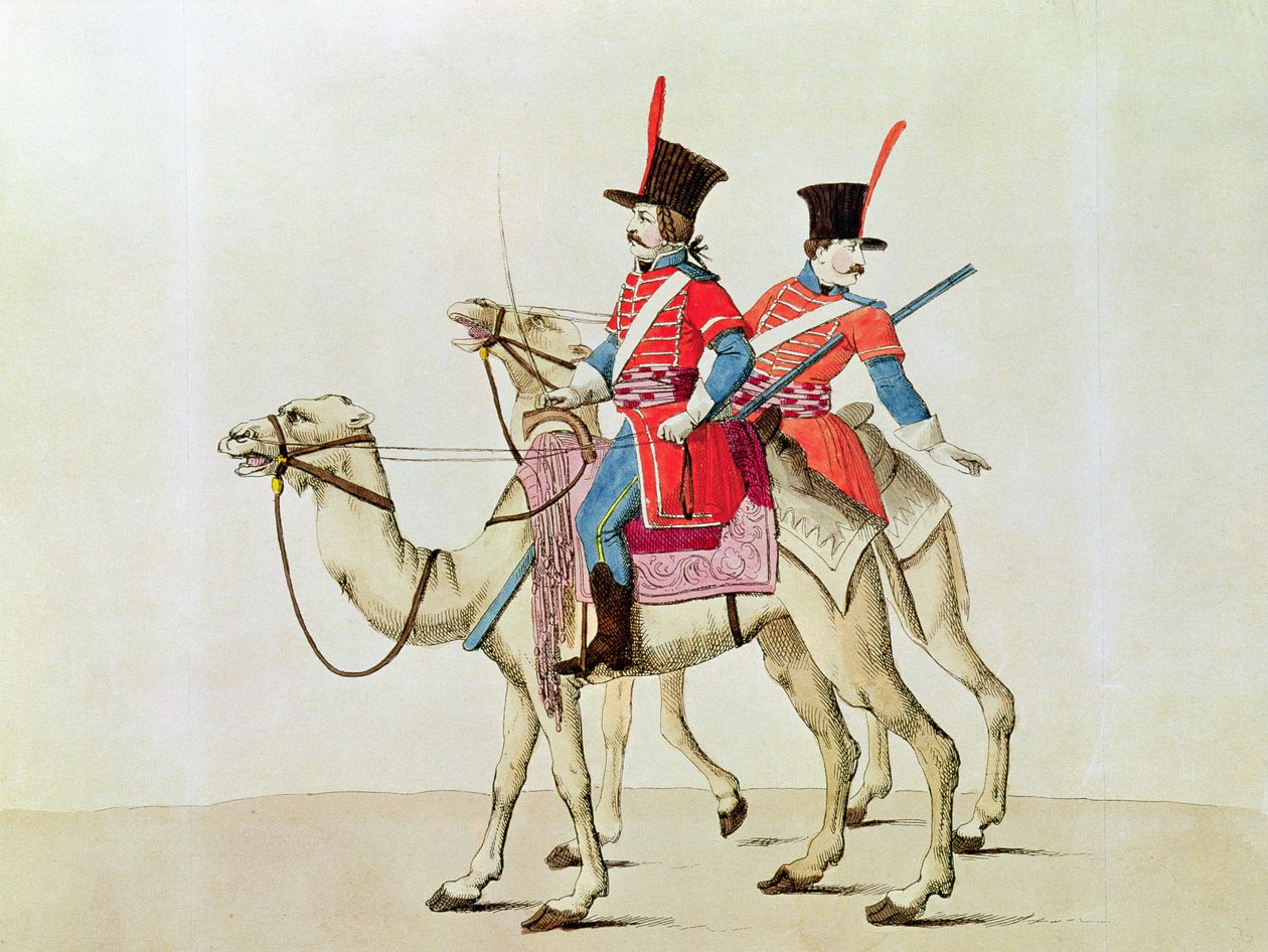 1839年のヒトコブラクダ連隊の兵士 作： ローダー