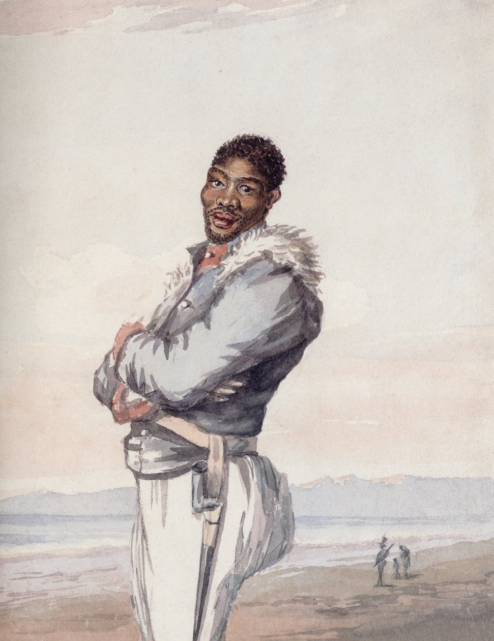 これは、1795年にVOCによって結成されたホッテントット軍団の兵士です。 作： レディ・アン・バーナード