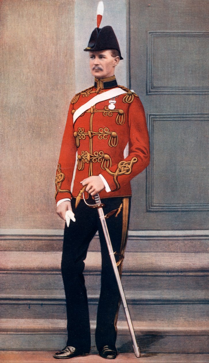 フレデリック・ヒュー・シャーストン・ロバーツ中尉、イギリス兵、1902年。 作： ラファイエット
