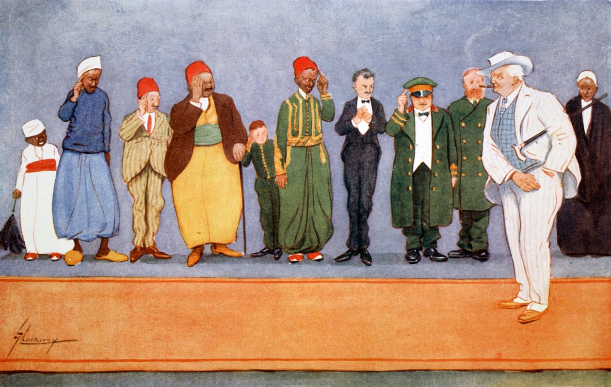 「別れの客」、1908年。 作： ランス・サッカレー