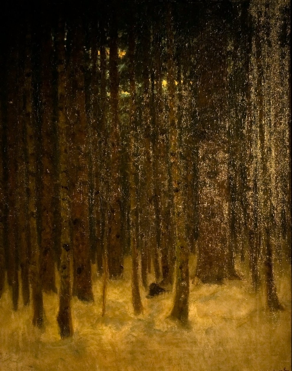 Teli erdoreszletn英語：Forest_in_Wintern 作： ラズロ・メドニャンスキー