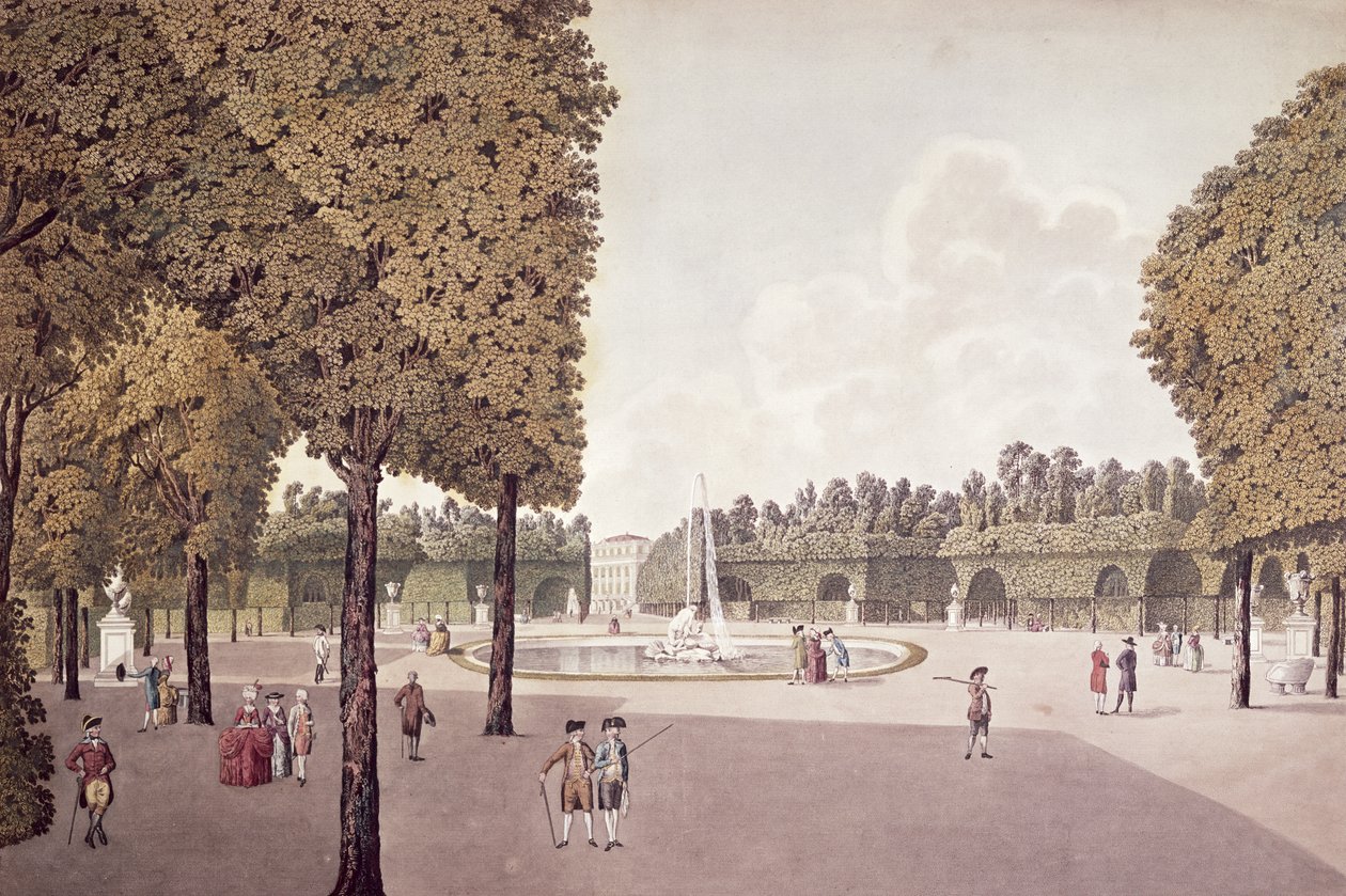 シェーンブルン庭園、ヨハンジーグラーの彫刻（c.1750-1812） 作： ローレンス・ジャンシャ