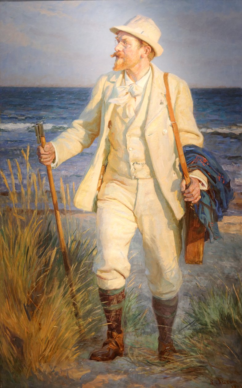 デンマークの画家Peder SeverinKrøyerの肖像 作： Laurit 社のスプリンクラー Tuxen