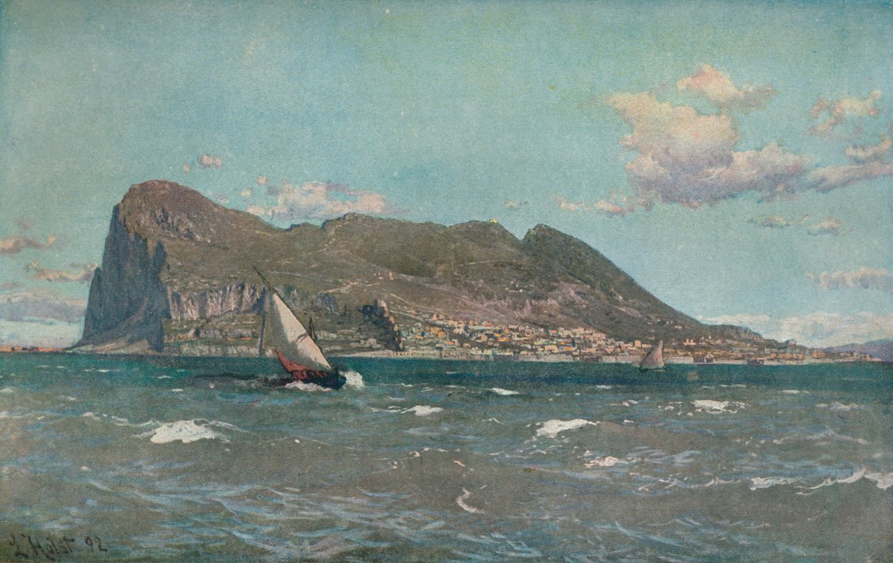 ジブラルタル、c1903-1904 作： ローリス・バーナード・ホルスト