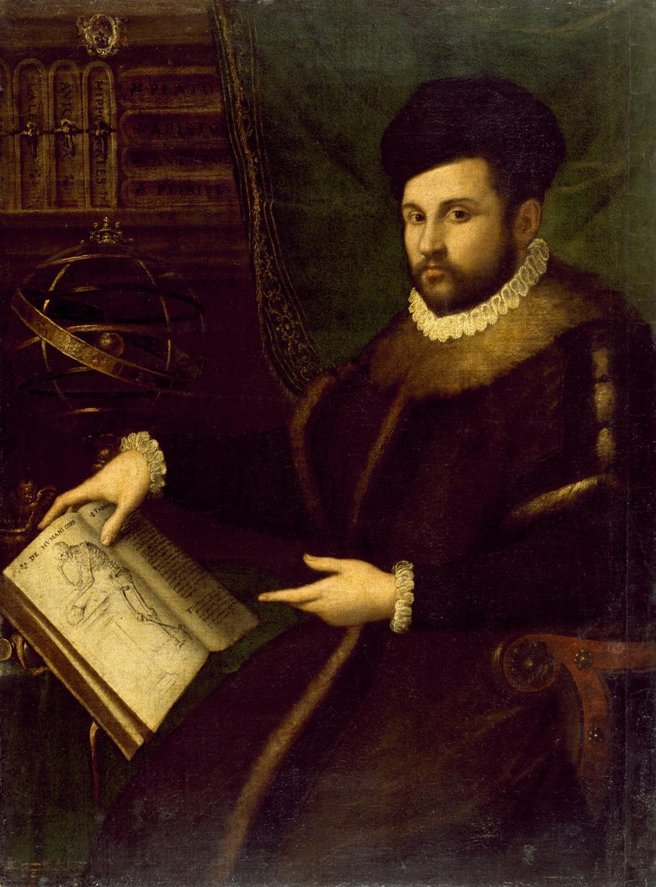イタリアの医師であり医師であるGirolamo Mercuriali 作： ラビニア・フォンタナ