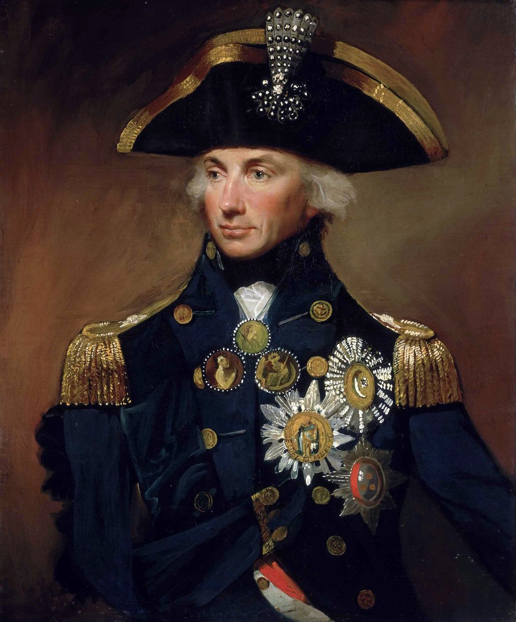 ホレイショ・ネルソン少将（1758-1805年 作： レミュエル・フランシス・アボット