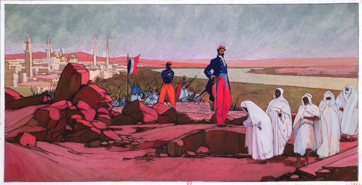 ルイフェデルブ（1818〜1889年）、メディナ（マリ）を解放、1910〜20年頃 作： ジョルジュ・ド・フール