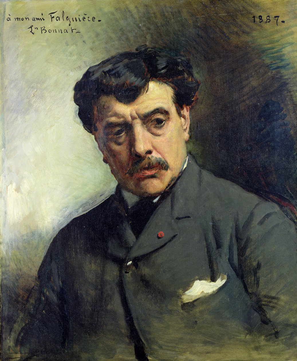 アレクサンドル・ファルギエールの肖像（1831-1900）1887 作： レオン・ジョセフ・フロレンティン・ボナ