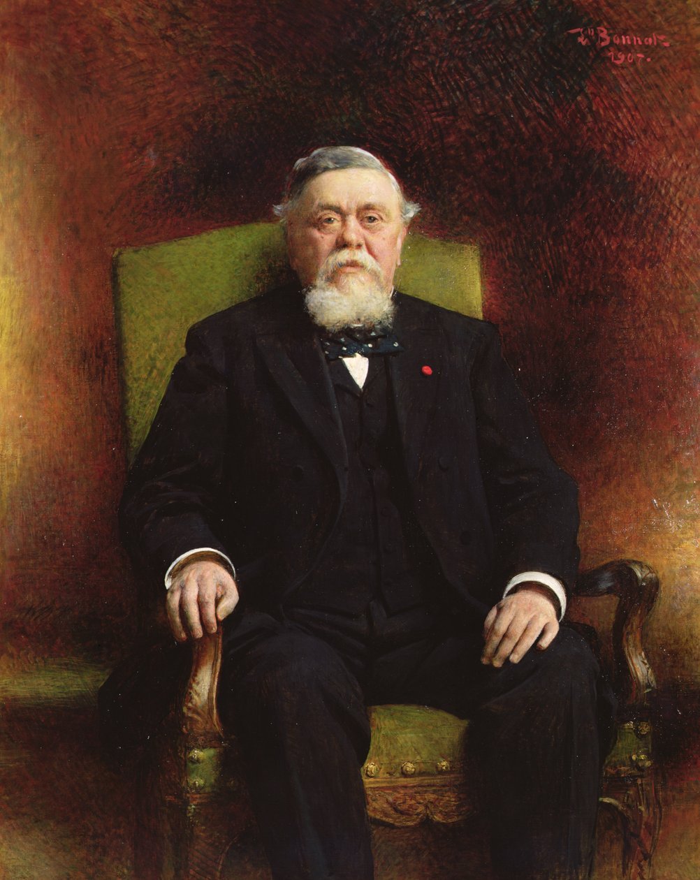 アマンド・ファリエール（1841-1931）の肖像1907 作： レオン・ジョセフ・フロレンティン・ボナ