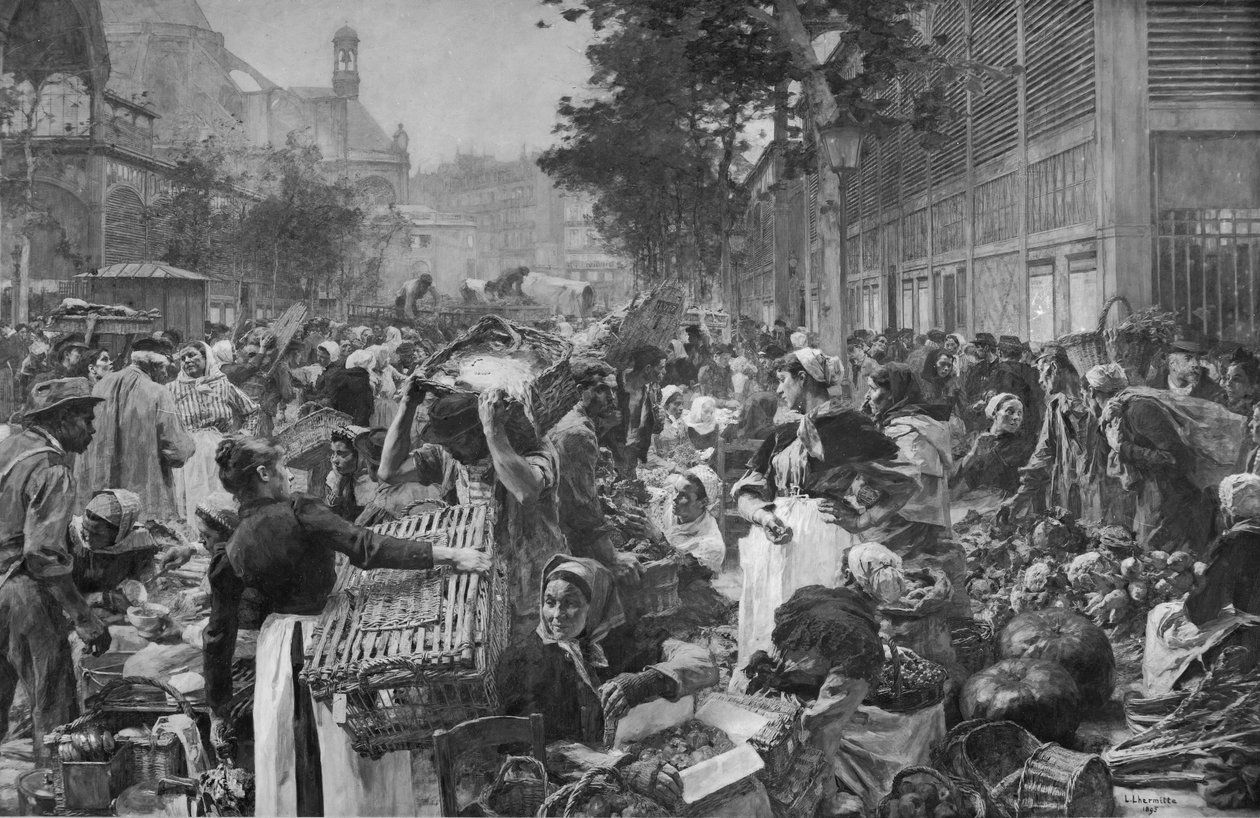 レアール、1895年 作： レオン・オーギュスタン・レルミット