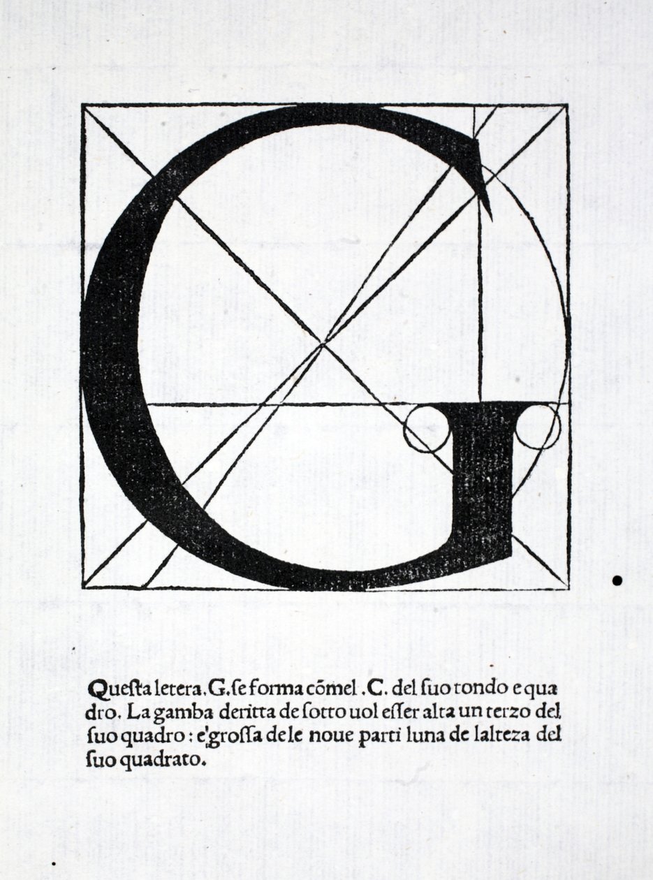 G、元はパブであるルカ・パチョーリ（c.1445-1517）による「Divina Proportione」のイラスト。ヴェネツィア、1509 作： レオナルド・ダ・ヴィンチ