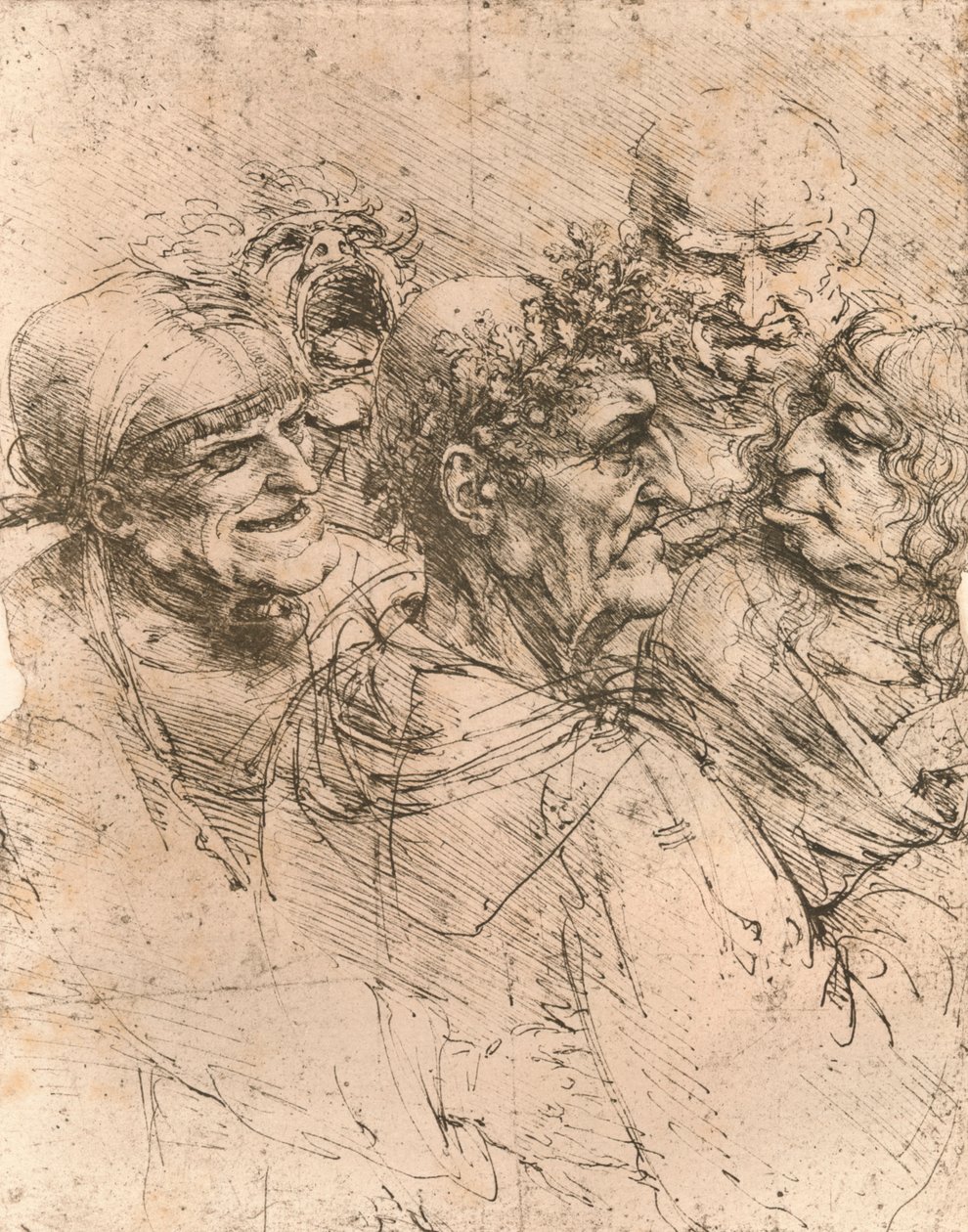 似顔絵のドローイング、c1472-c1519 1883 作： レオナルド・ダ・ヴィンチ