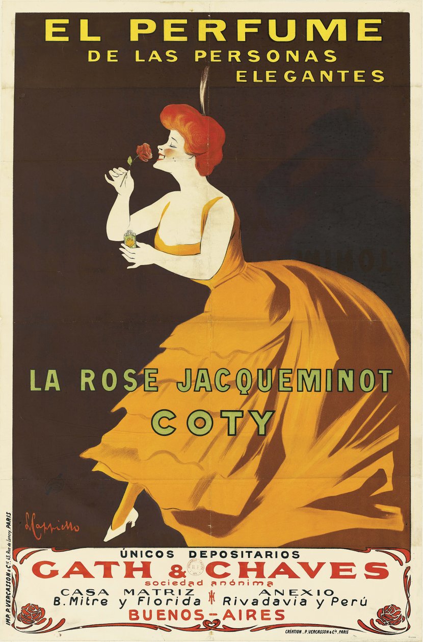 コティ - ラ・ローズ・ジャクミノー、1904年。 作： レオネット・カッピエッロ
