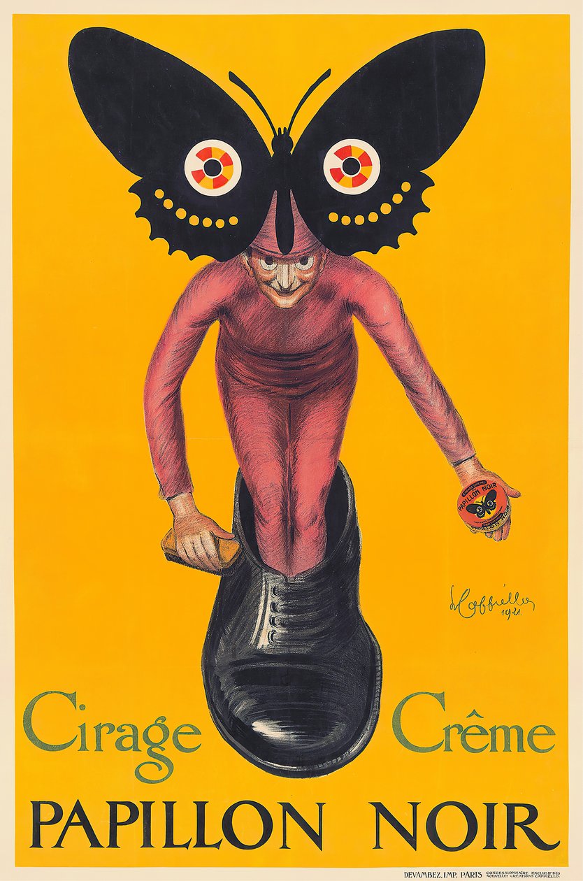 黒蝶、1921年。 作： レオネット・カッピエッロ