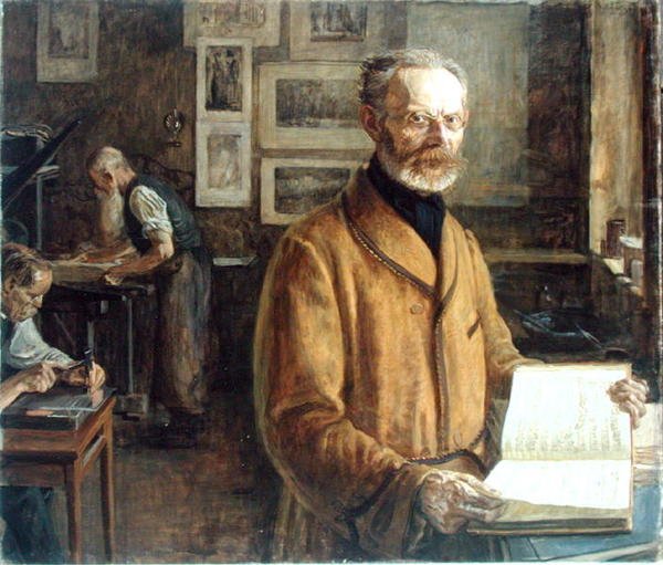フリードリヒ・クライサンダー（1826-1901）、1901 作： レオポルド・カール・ウォルター・フォン・カルクロイト
