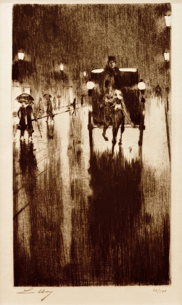 雨天時の馬車 作： 少ない尿