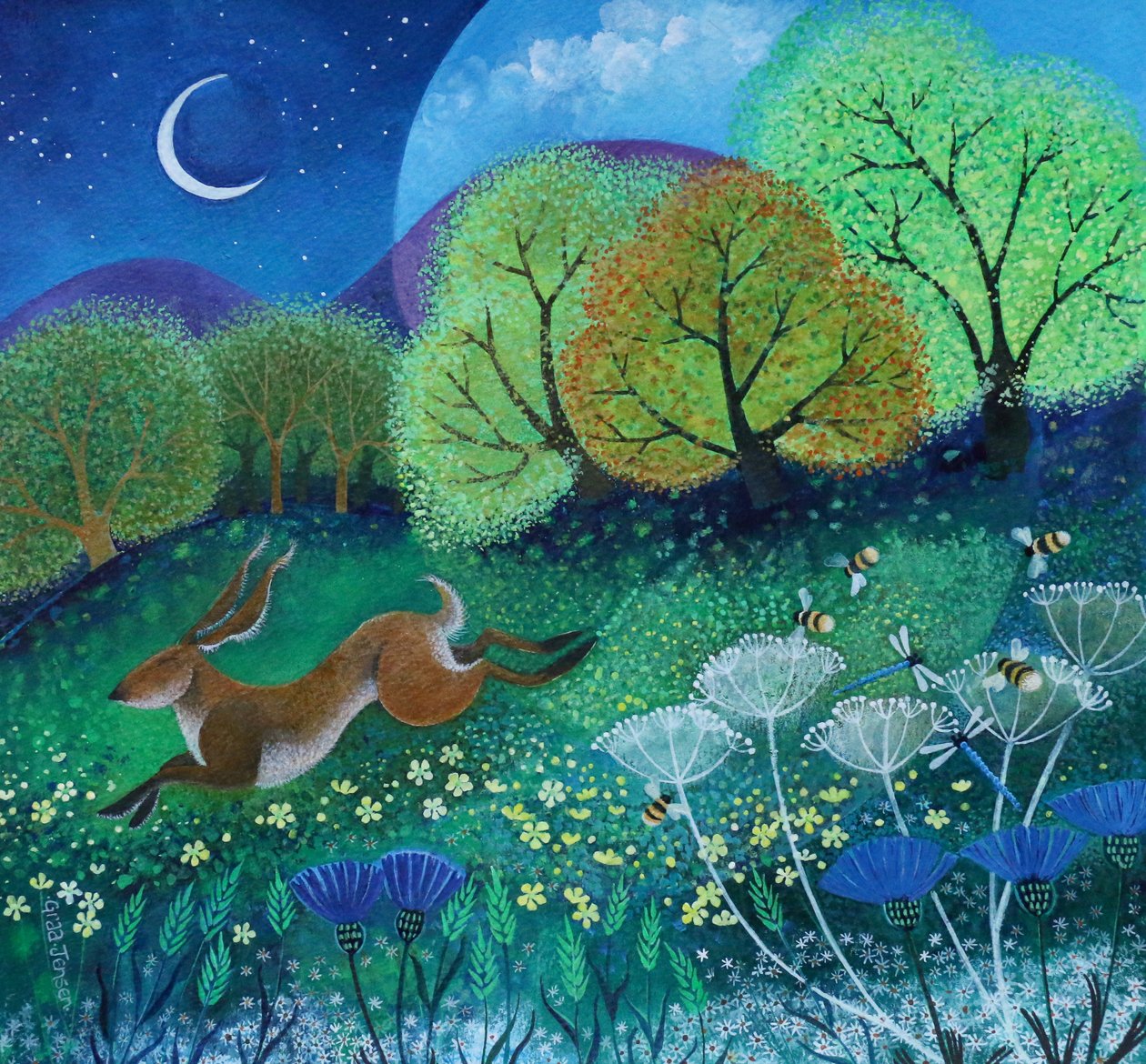 Leapy Hare, 2019年 作： リサ・グラー・ジェンセン