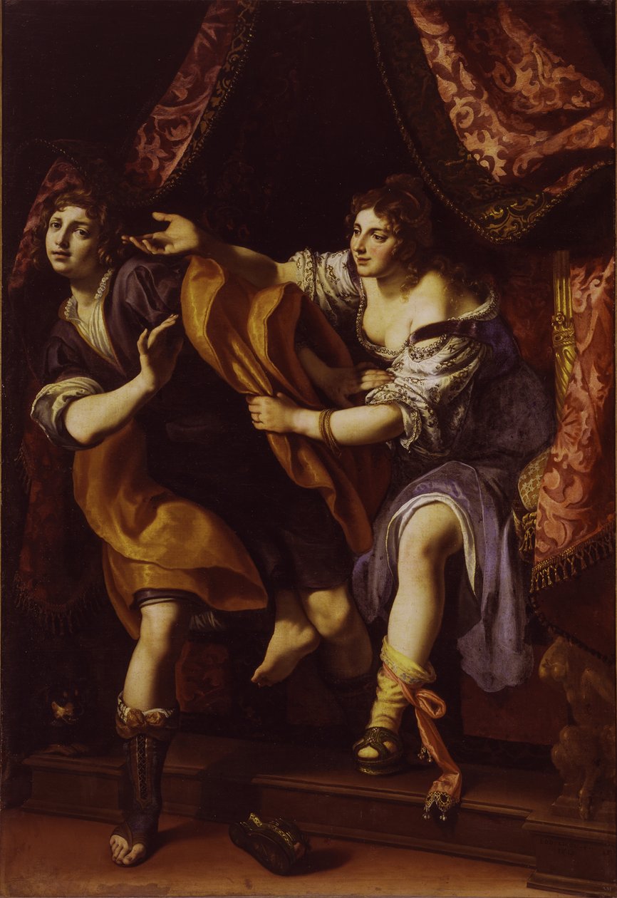 ジョセフとポティファルの妻、1610年。 作： ロドヴィコ・チゴリ