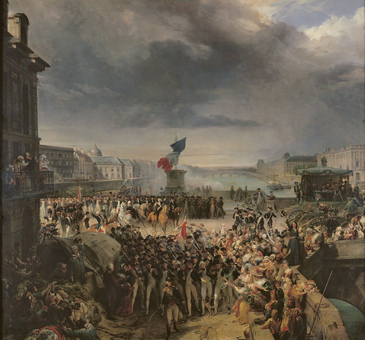 ガルドナショナルドパリは1792年9月、1833〜36年に軍に入隊する 作： レオン・コグニエ