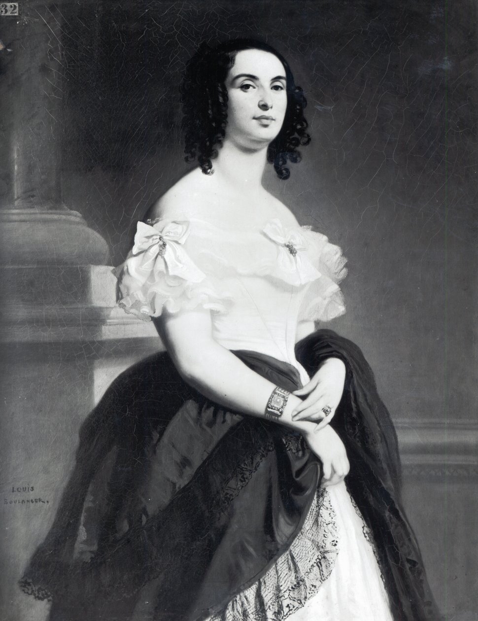 Adele Foucher（1803-68）1839 作： ルイ・ブーランガー