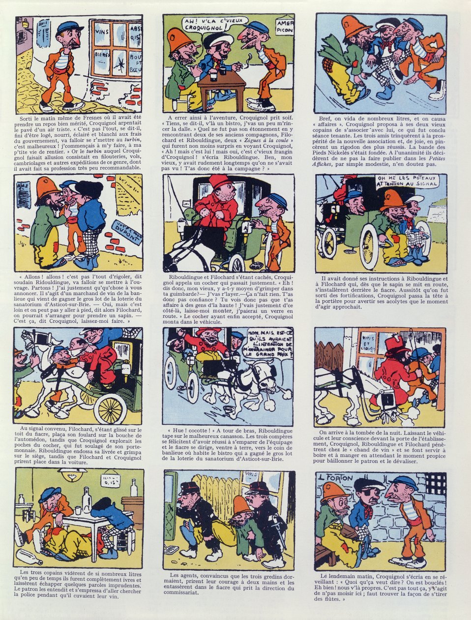 1965年の「レパタン」からのレピエニッケルスのコミックストリップの再版 作： ルイ・フォートン