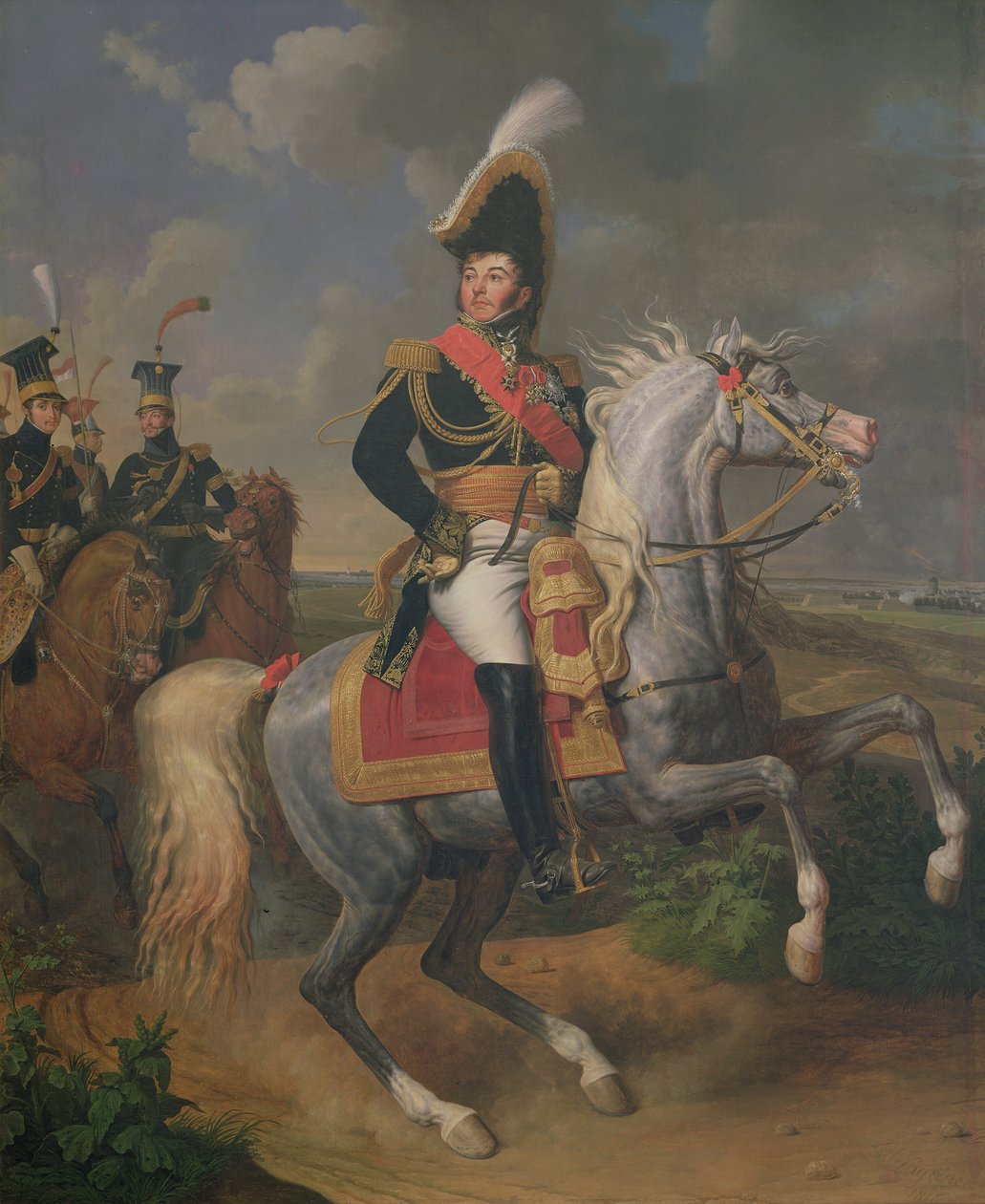 ジャンラップ将軍（1771-1821）1816年の馬術の肖像 作： LouisJeanFrançoisLagrenée