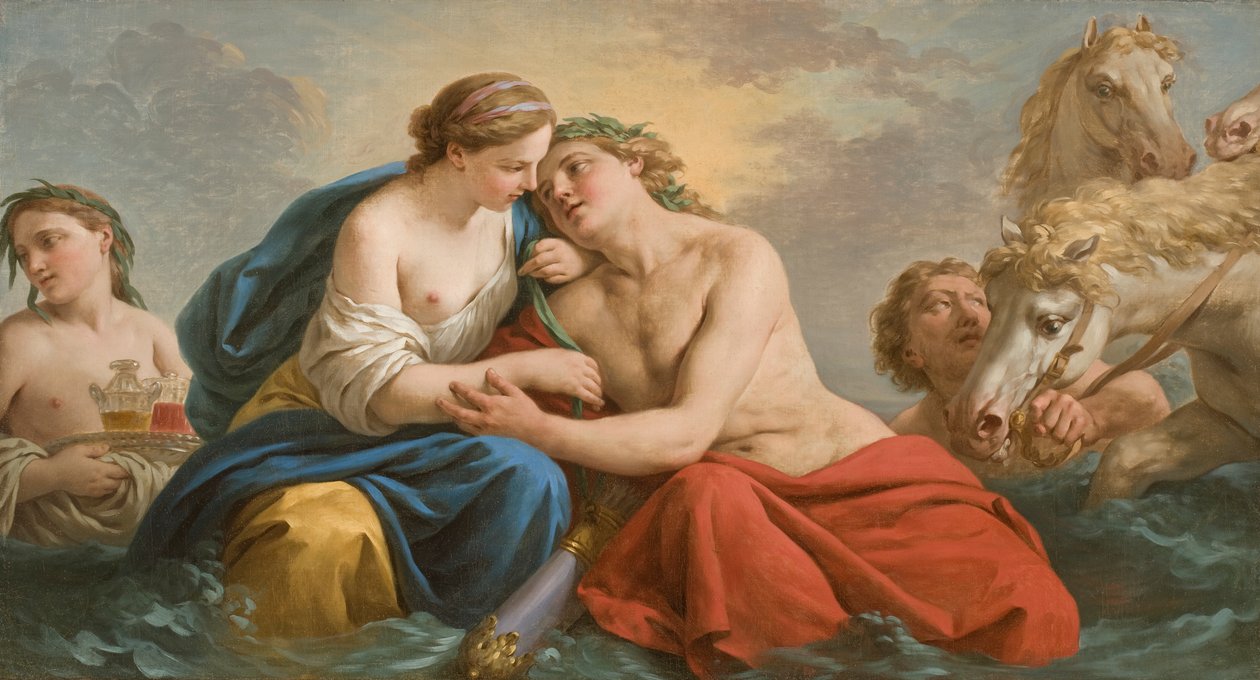 日没、1772 作： LouisJeanFrançoisLagrenée