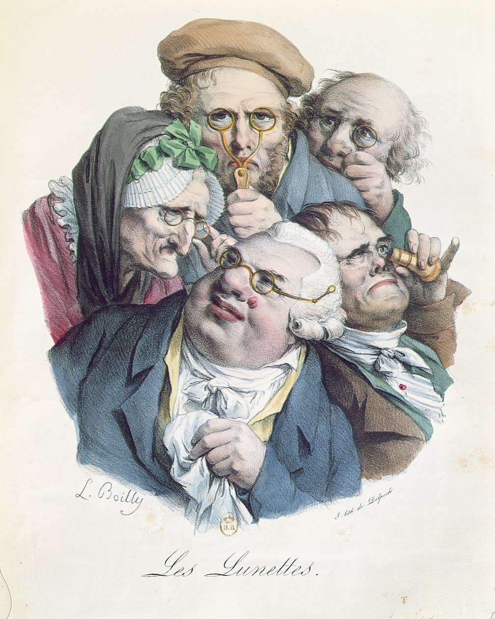 フランソワ・セラフィン・デルペック（1778-1825）によって刻まれた眼鏡 作： ルイレオポルドボイリー