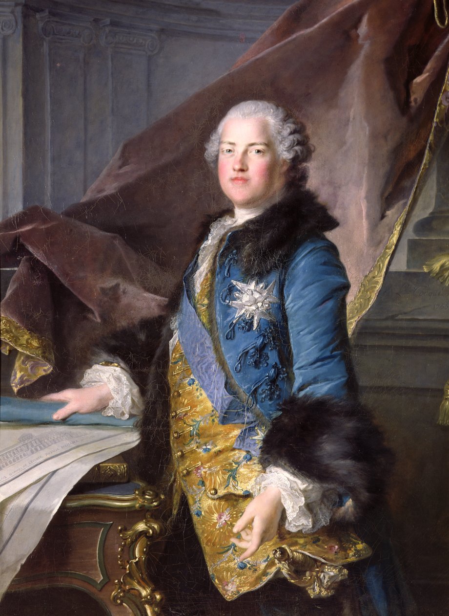 アベル・フランソワ・ポワソン（1727-81）マリニー伯爵、1755年 作： ルイ・トク
