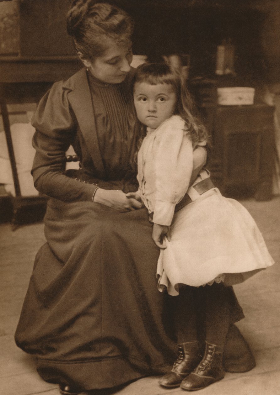 女性と子供、1937 作： ルイ・ギシャール