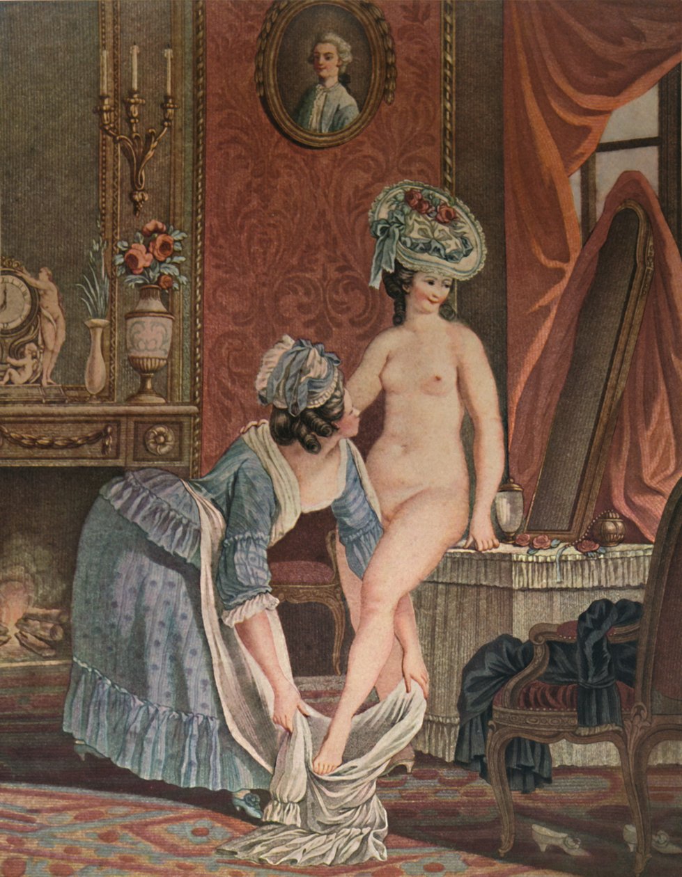 ラトワレ、入浴、c1765-1790、1913 作： ルイ・マリン・ボネット