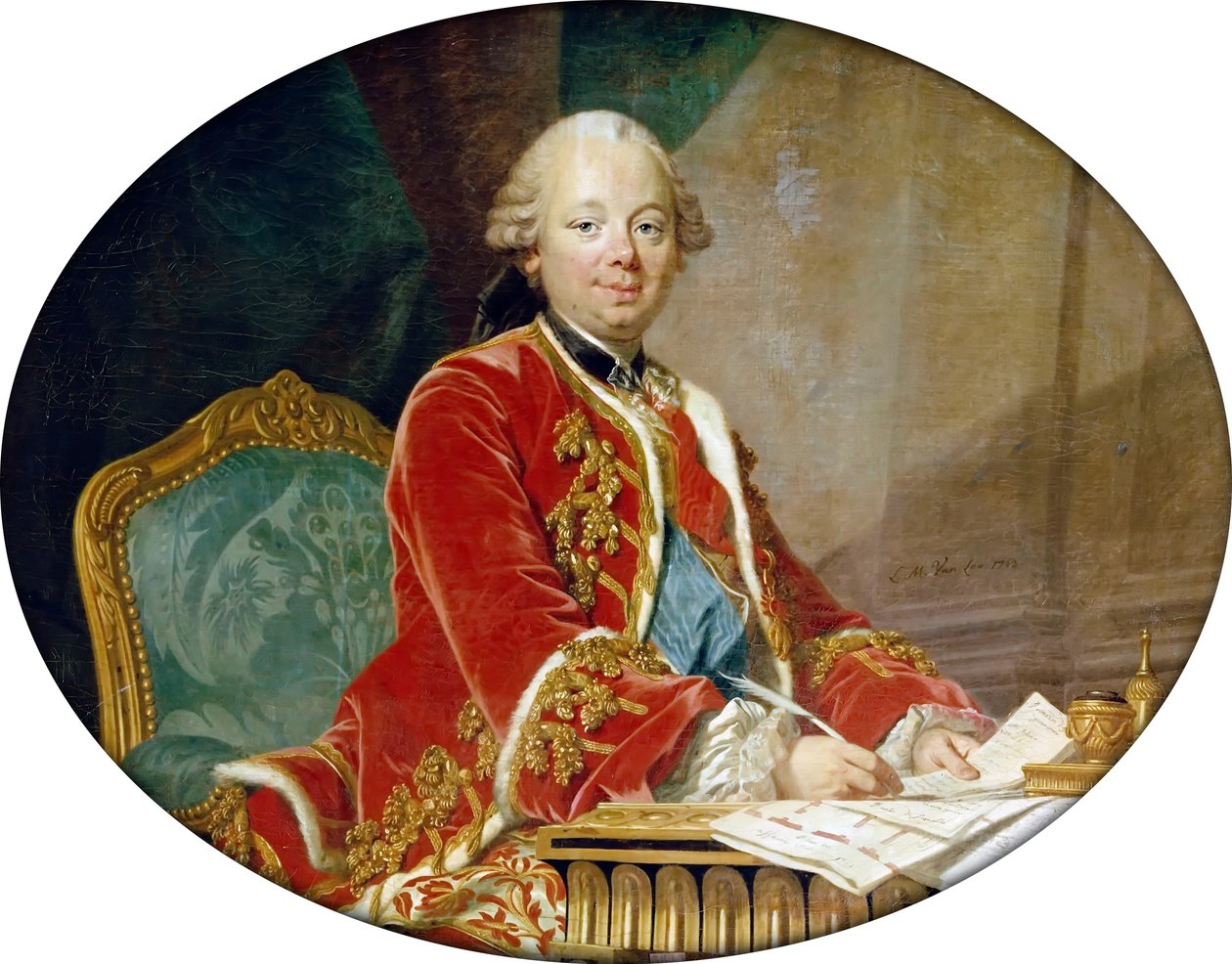 ショワズール＝サンヴィル公エティエンヌ＝フランソワ（1719～1785年） 作： ルイ・ミシェル・ヴァン・ルー