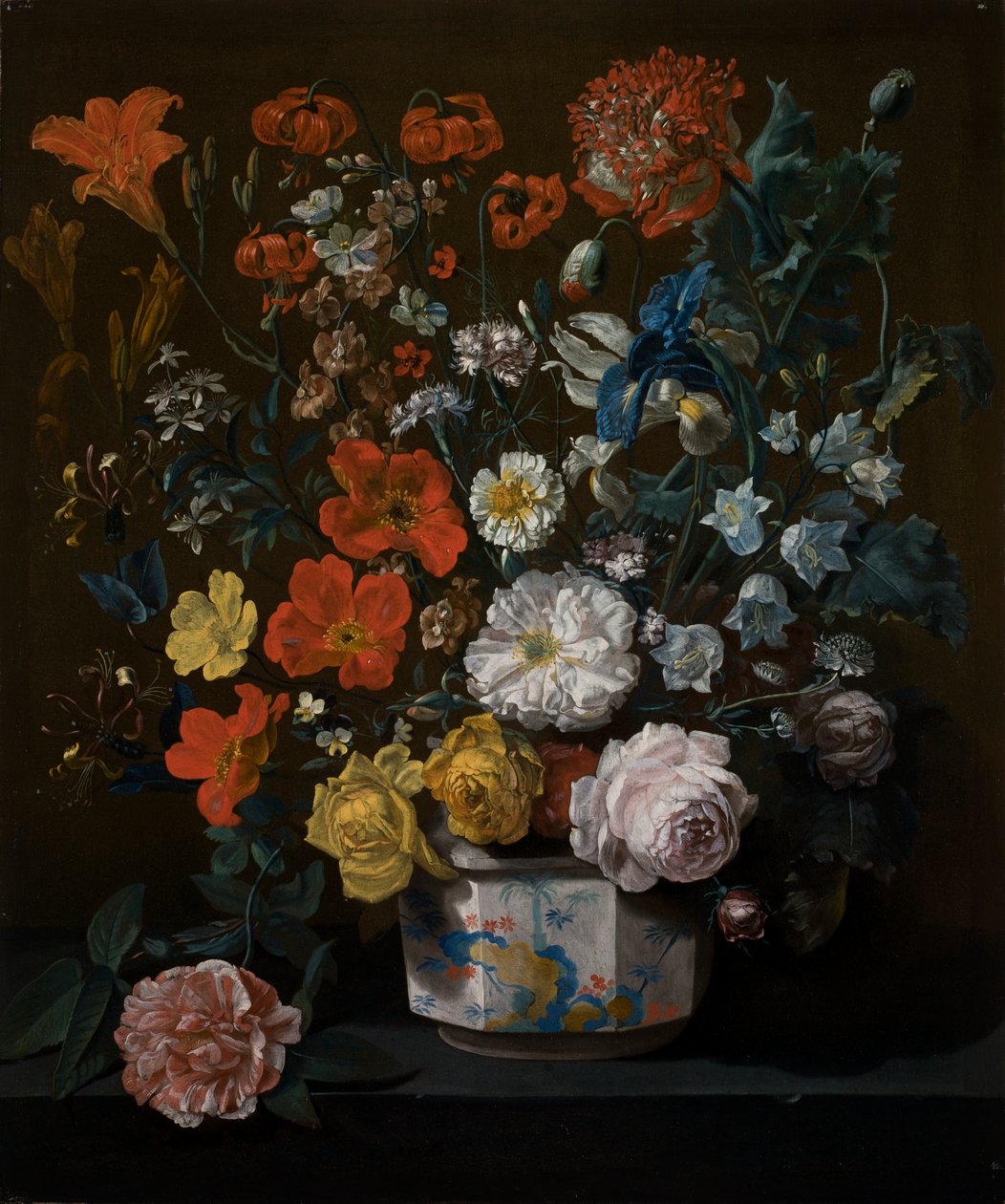 シャンティイ花瓶の花 作： ルイ・テシエ