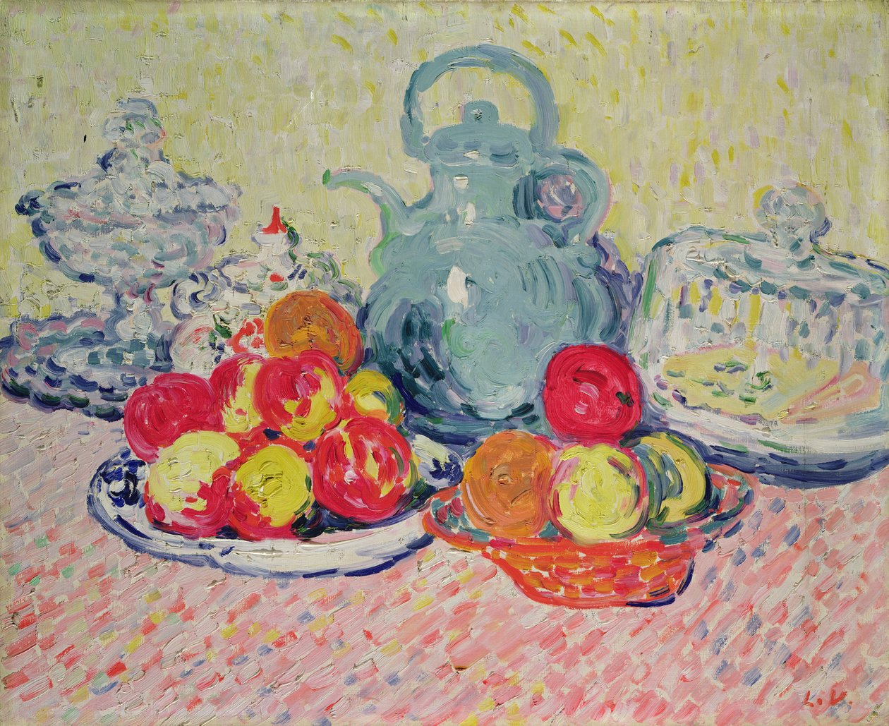 静物、c.1905-06（キャンバスに油彩） 作： ルイ・ヴァルタ