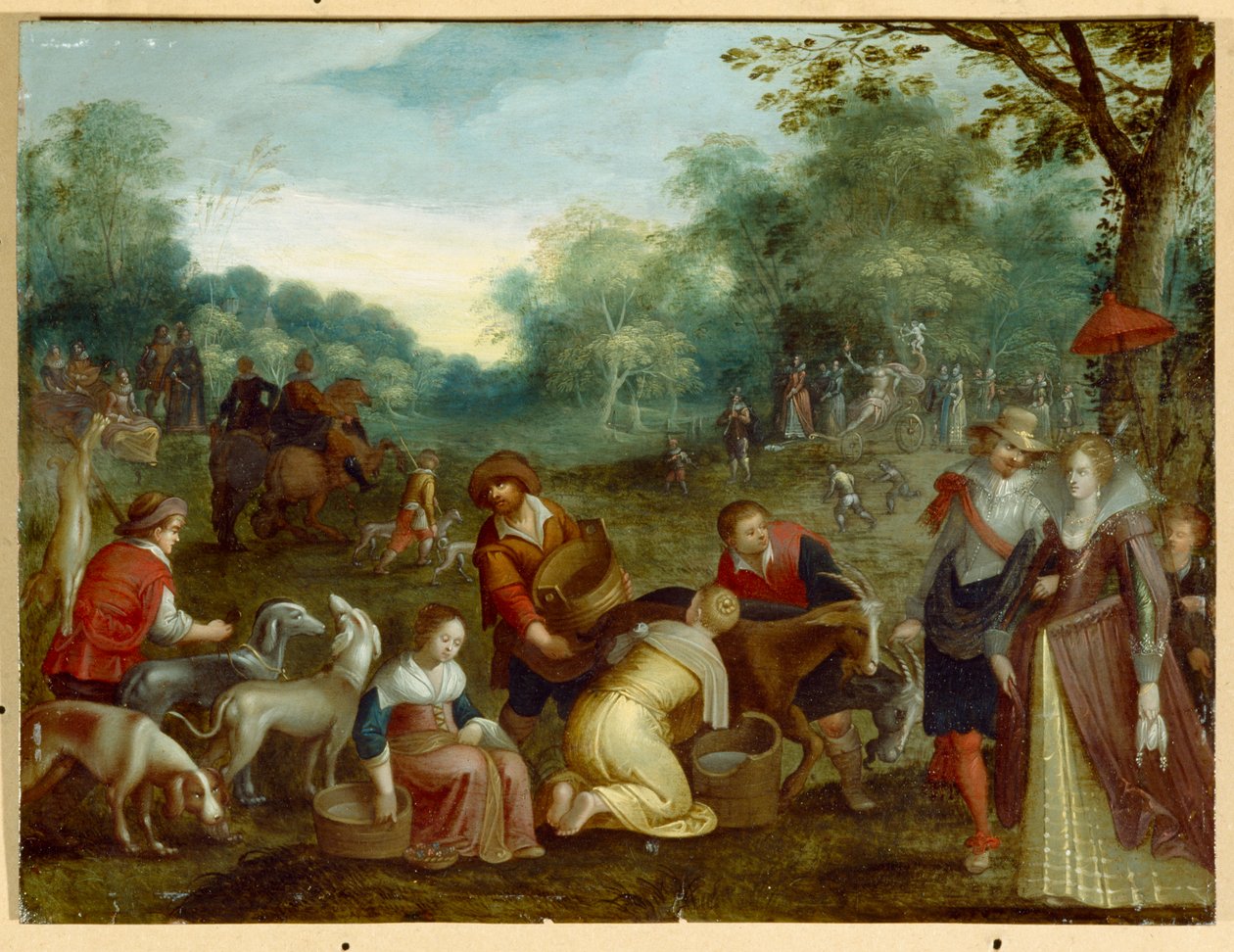 Kevät (öljy kankaalle) 作： Louis de (circle of) Caullery