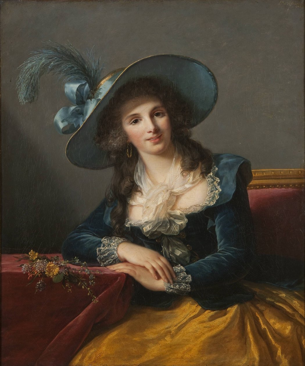 セギュル伯爵夫人のアントワネット-エリザベート-マリーダゲソーの肖像（1756-1828） 作： Elisabeth Louise Vigee Lebrun