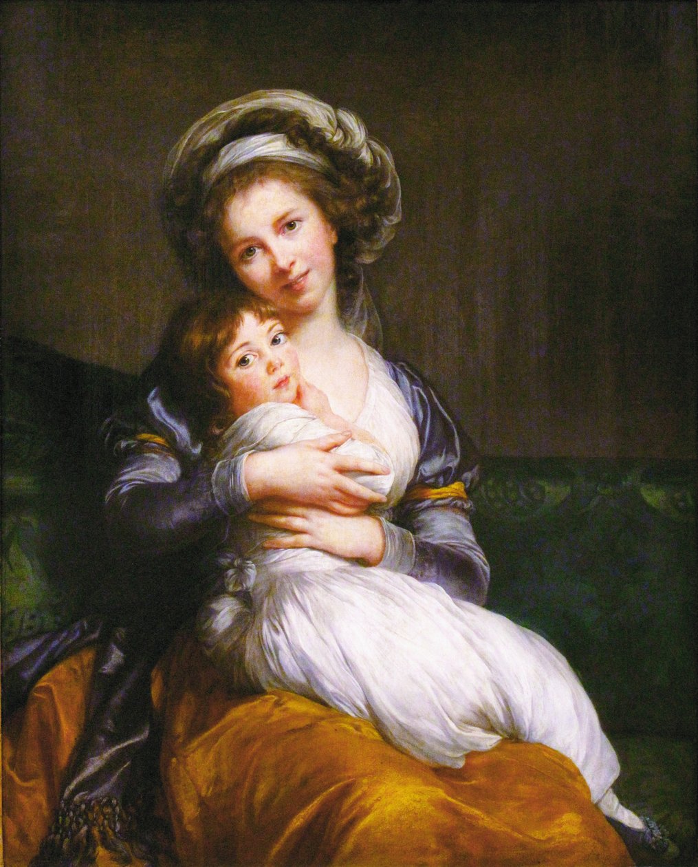 マダムヴィジーレブルンと彼女の娘、ジャンヌルシア（ジュリー） 作： Elisabeth Louise Vigee Lebrun
