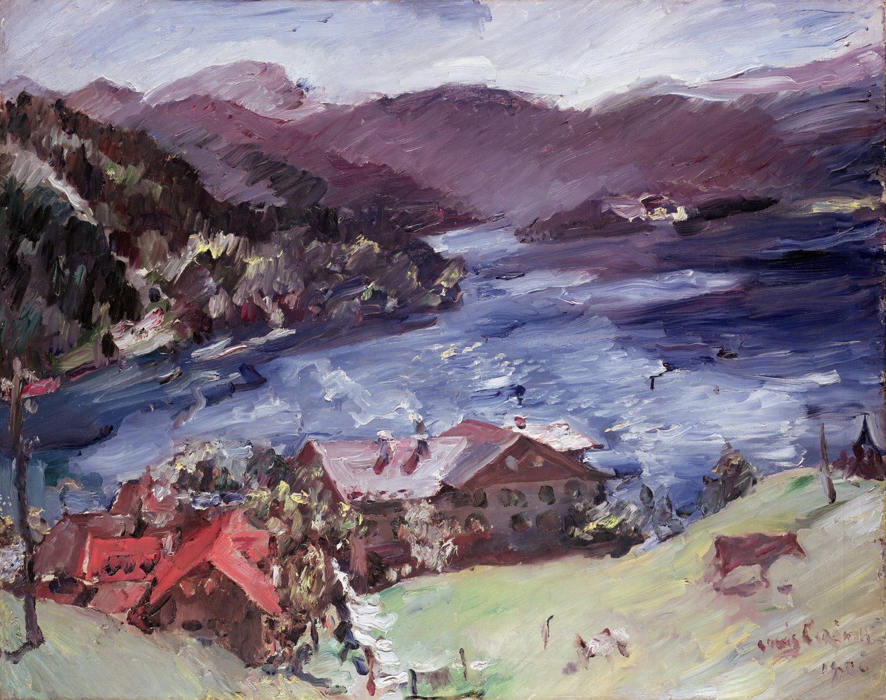 Walchensee、1921 作： ロヴィス・コリント