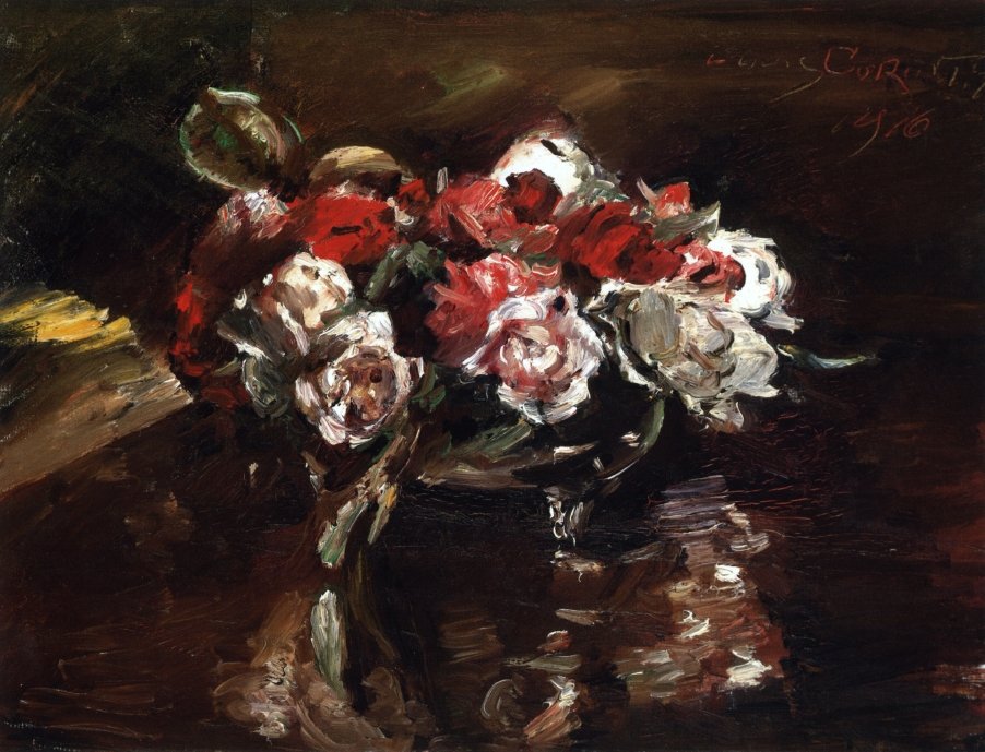 Blumenstilllebenn英語：花の静物画 作： ロヴィス・コリント