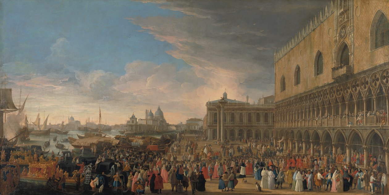1706年にフランスのベニス大使が入国 作： ルカ・カールバリス